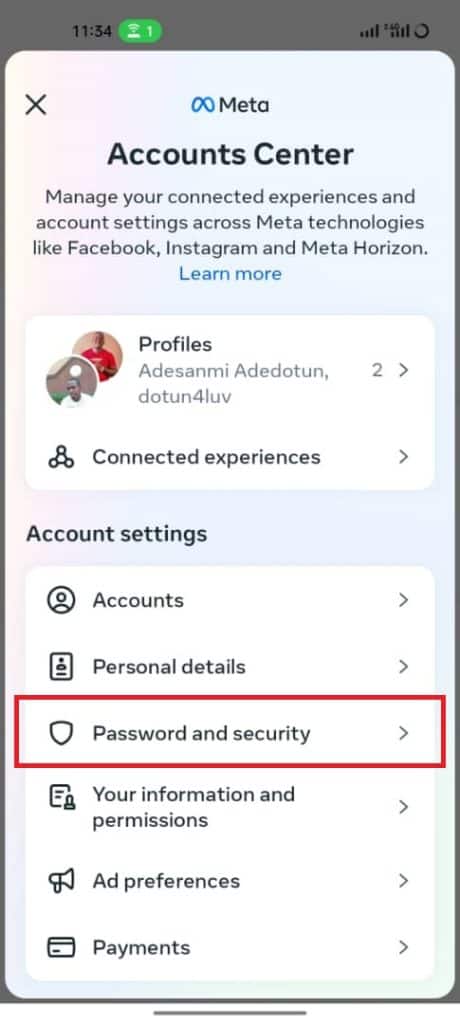 Password and security
