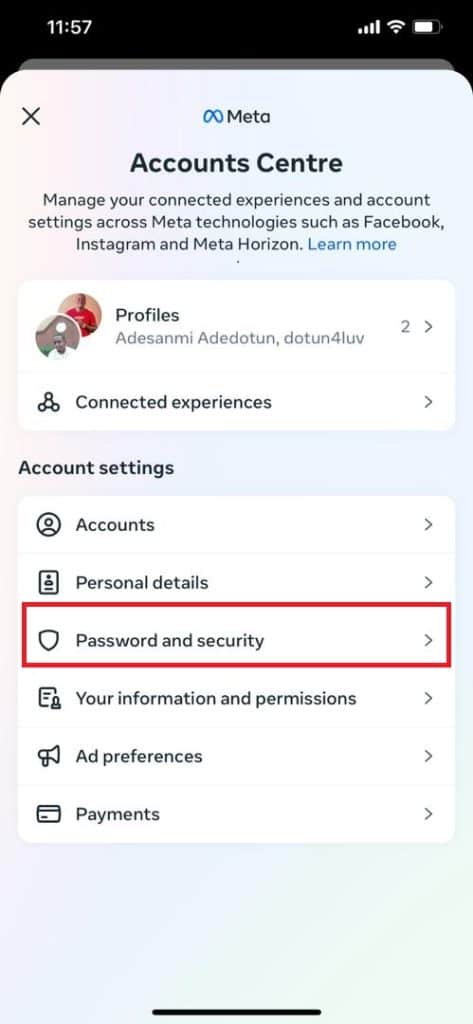 Password and security