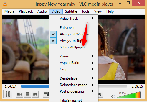 Set a video wallpaper