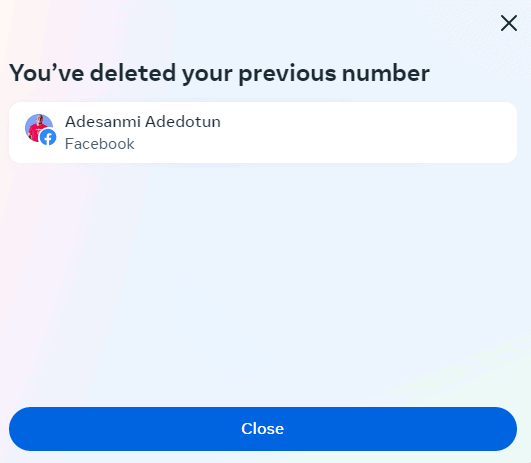 how to change your phone number on facebook