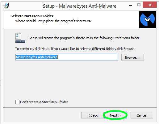Create start up menu