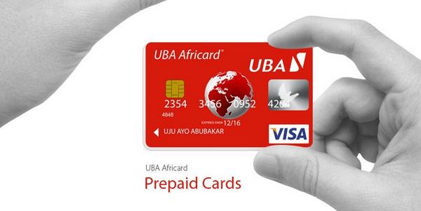 UBA Africard prepaid cards