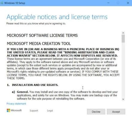 Windows Media Creation Tool