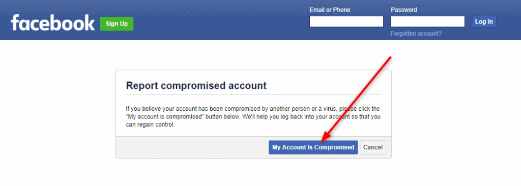 My Account has been compromised