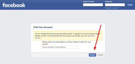 How to recover Facebook password without confirmation reset code
