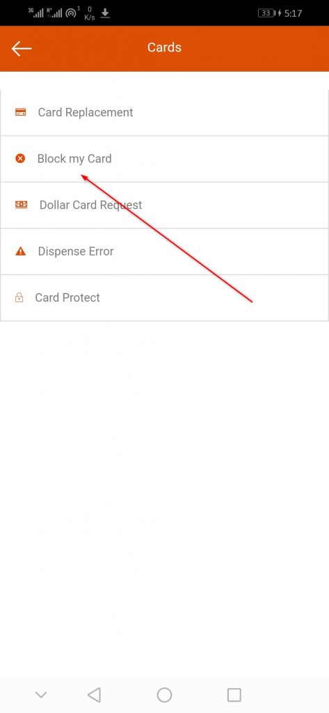 Block my Card