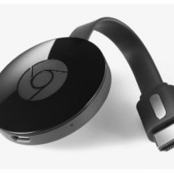 Image shows the Chromecast product