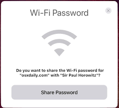 How to share Wifi Passwords on iPhone