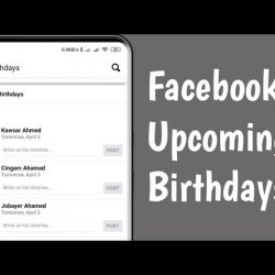 How To Find Birthdays On Facebook App
