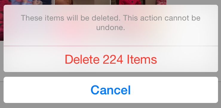 How to delete all photos on iPhone
