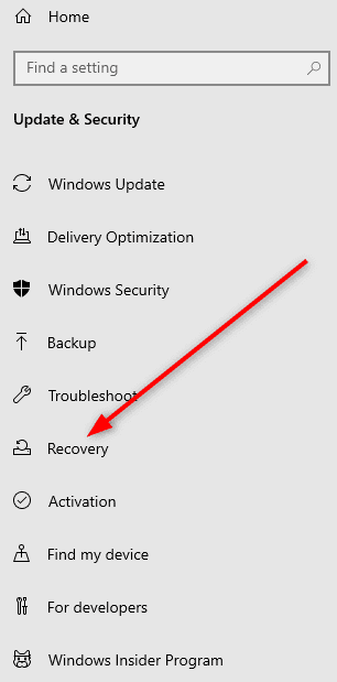 Windows Recovery