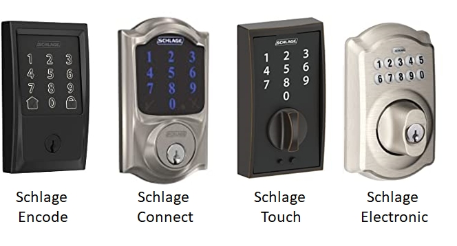 Different Schlage Electronic Lock
