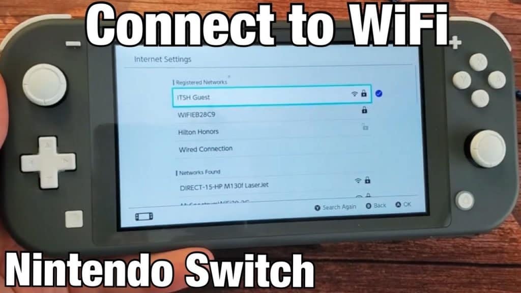 How to Connect a Switch to WiFi that needs registration