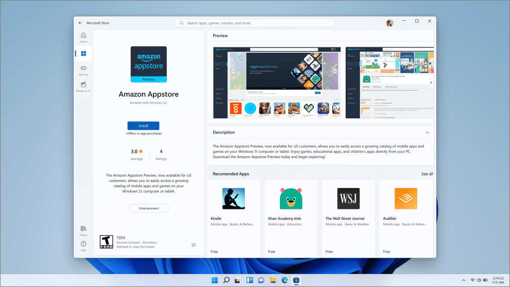 Windows Subsystem Android Connection Refused