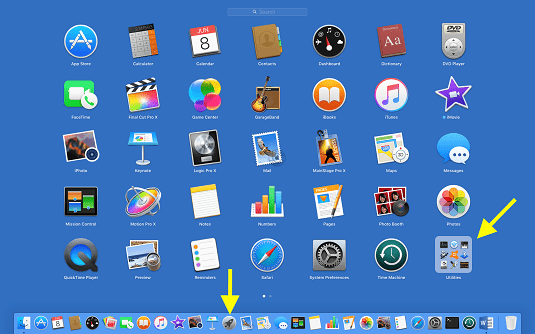Where is Utilities Folder on Macbook