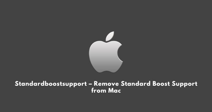 How to Remove Standardboostsupport