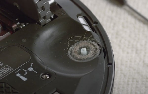 roomba side brush not spinning