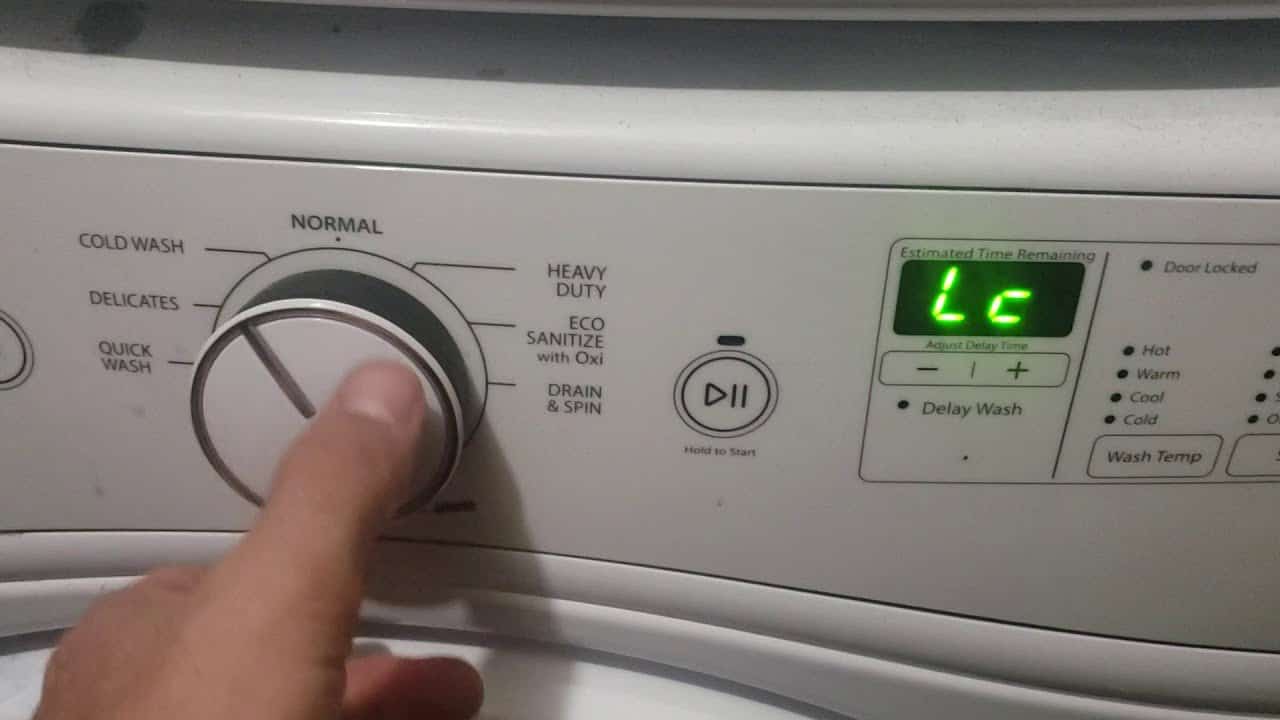 Why Whirlpool Washer's door is locked 