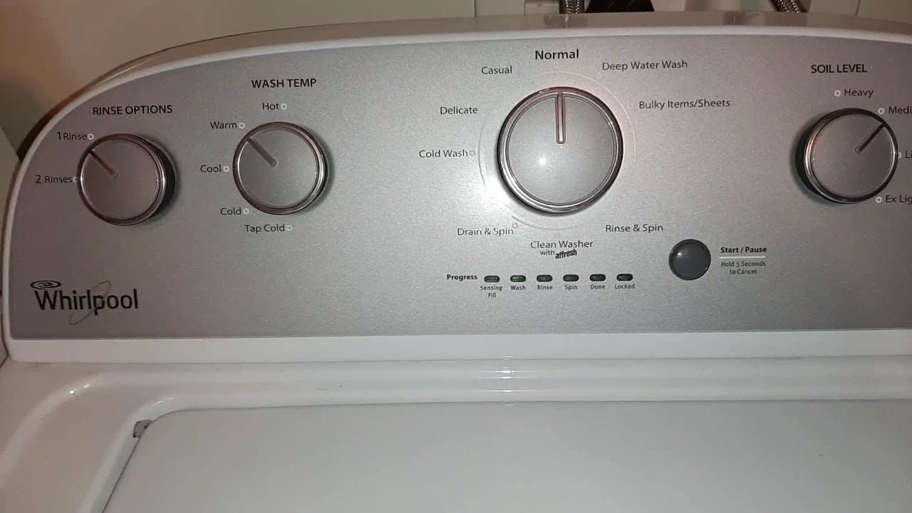 Why Whirlpool Washer's door is locked 