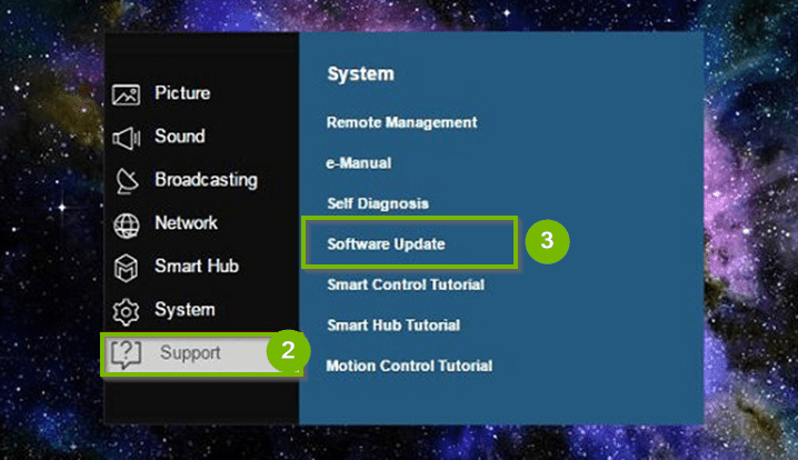update Samsung smart tv