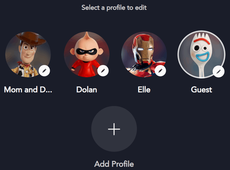 Change the Profile Picture on Disney+