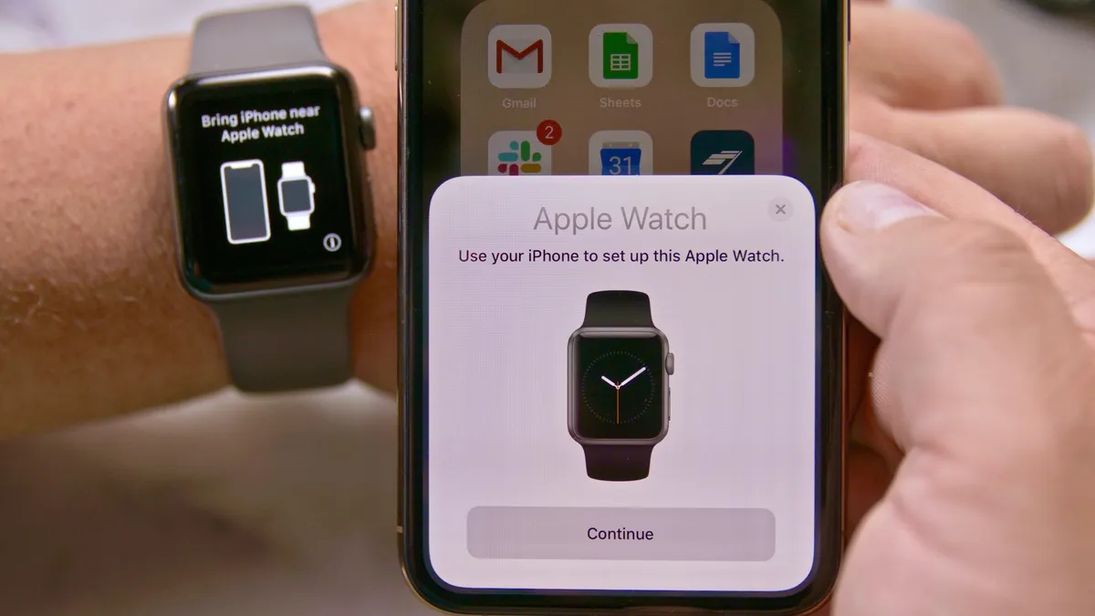 unpair Apple Watch from old Phone