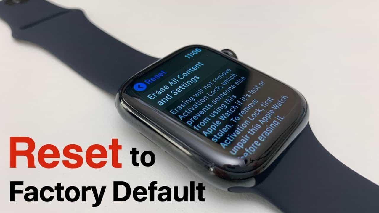 How to Reset Apple Watch
