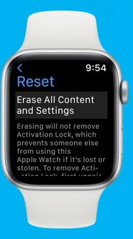 Unpair Apple Watch without iPhone