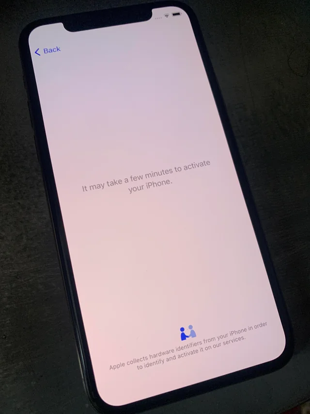 iphone stuck on activation screen ft